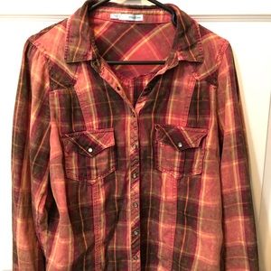 Maurice’s Large plaid shirt